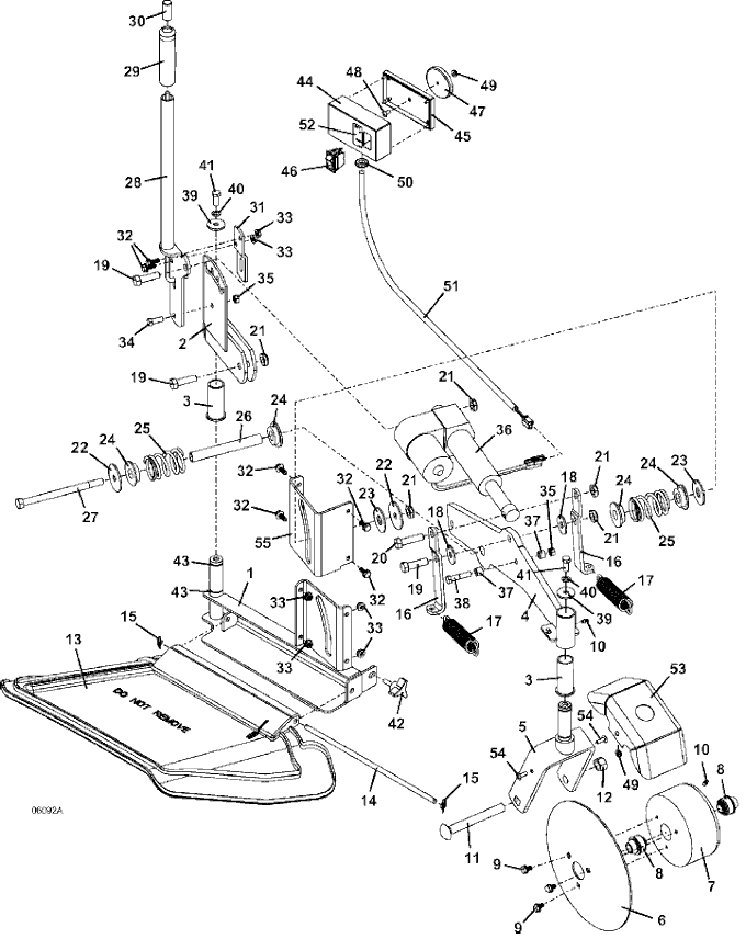 2006 thru 2015 electric lift assembly thumb screw style