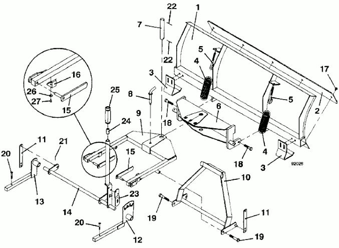 Pin Dozer Diagram