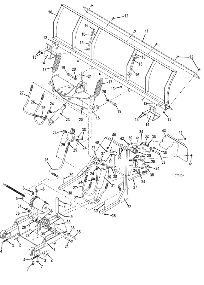 2012 to Present Hydraulic Dozer Assembly