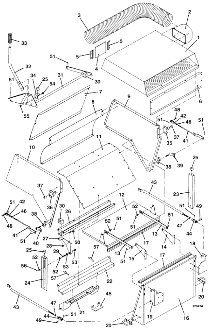 model 12a hopper assembly