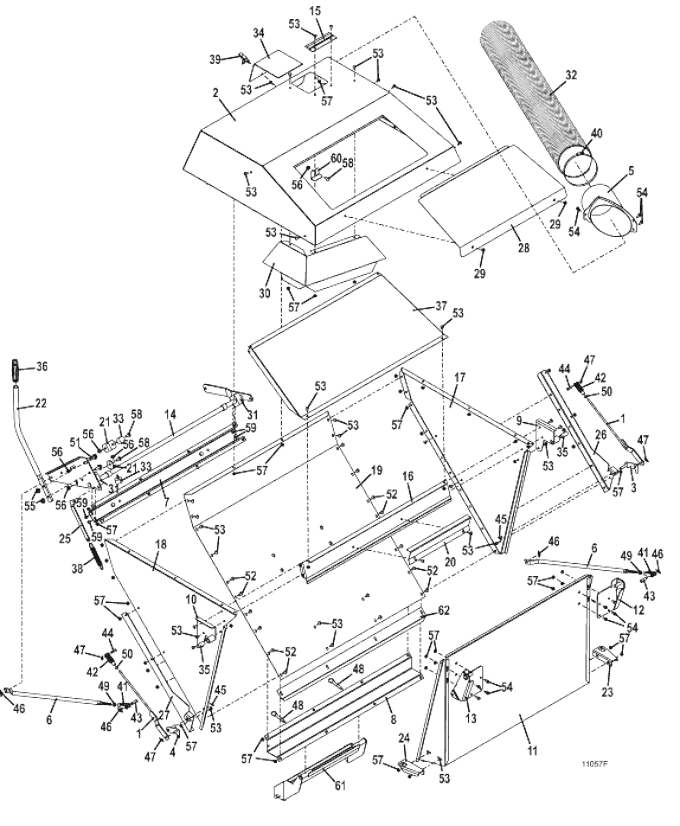 model 15b hopper assembly