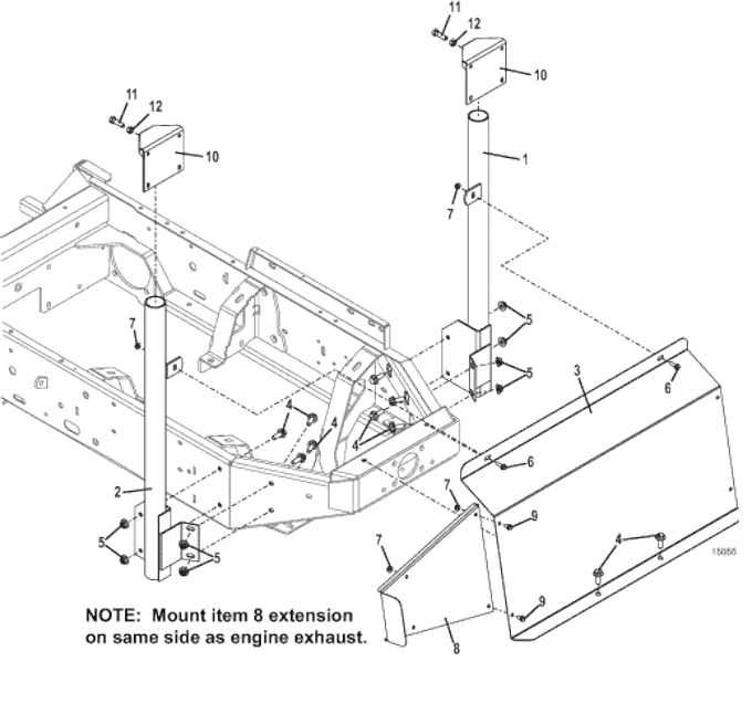 700 Series Triple Bag Mount