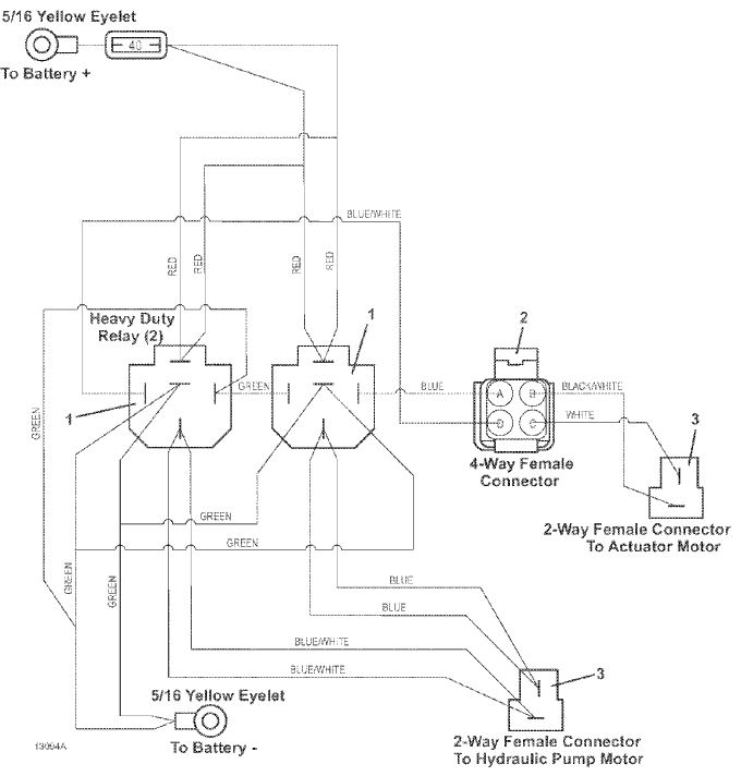 Wiring Diagram for High Lift Mount