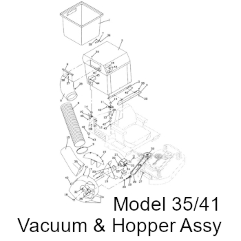 model 35-41 vacuum and hopper assembly