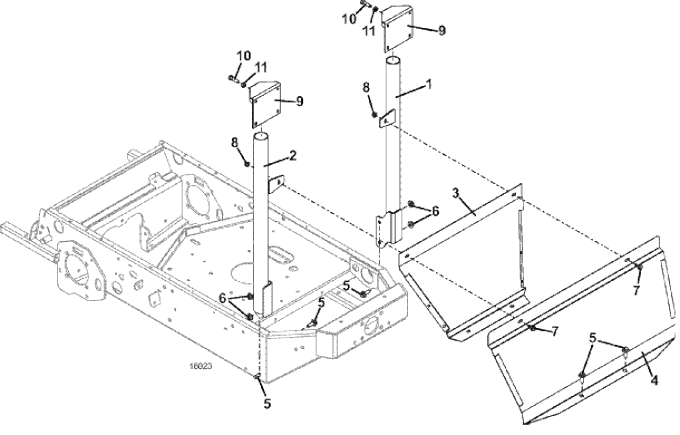 500 Series Vacuum Bag Mount Kit