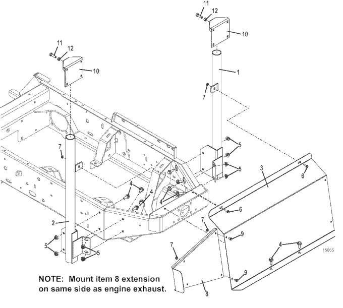 700 Series Triple Bag Mount