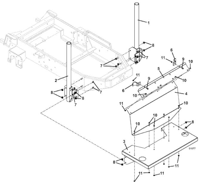 700 Series Vacuum Single Bag Mount Kit