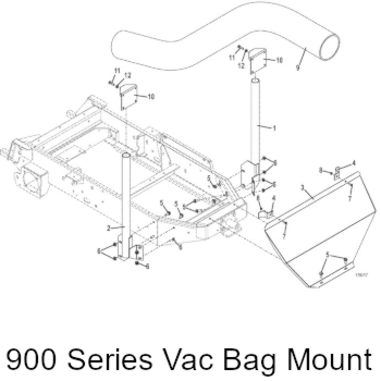 900 series vac bag mount kit