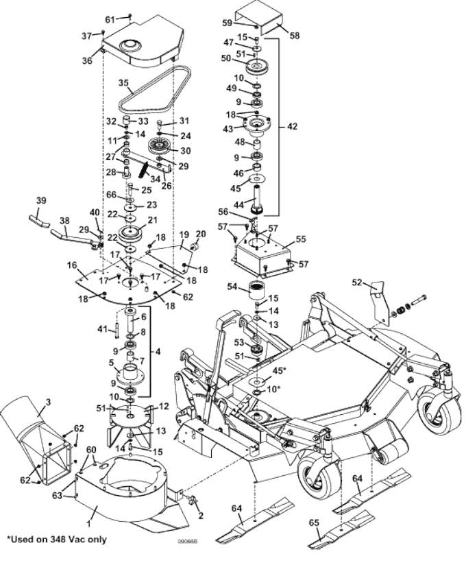 342 344 348 Vacuum and Drive Assembly