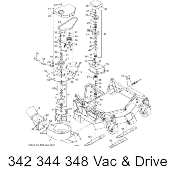 342 344 348 Vacuum and Drive Assembly