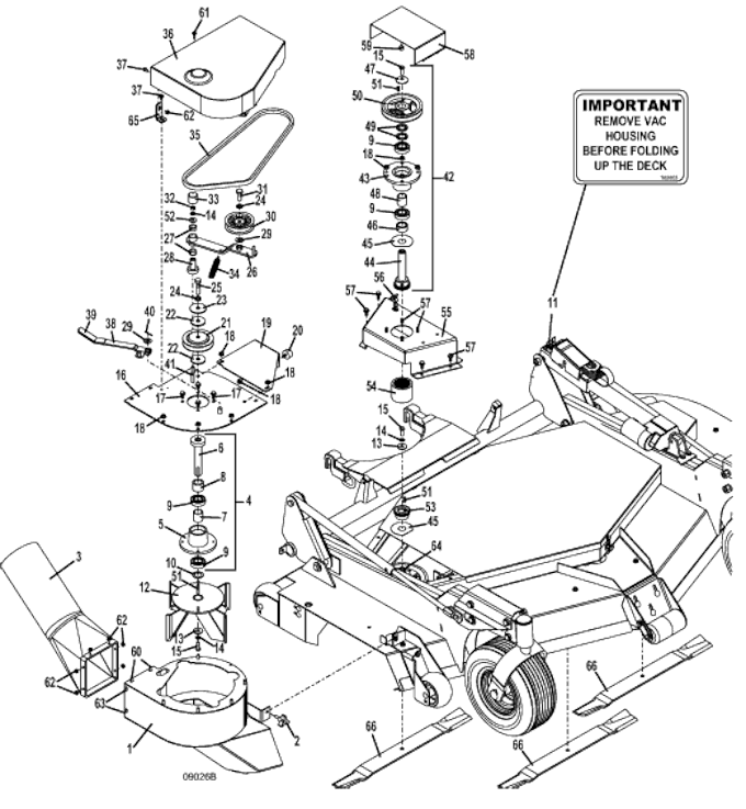 372 Vacuum and Drive Assembly