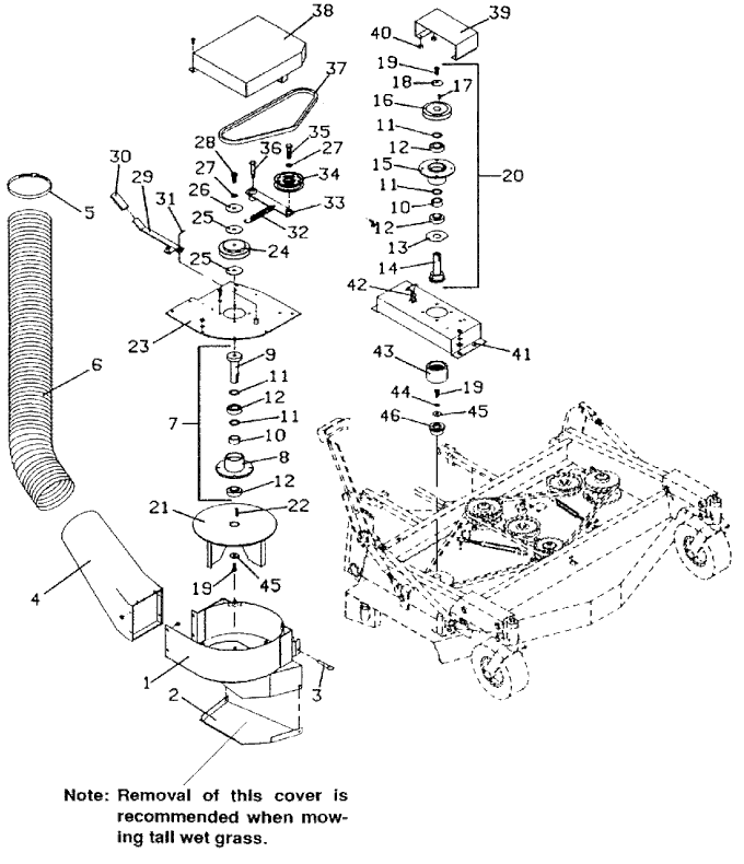 Vacuum and Drive Assembly SN 330000 and Above 25mm