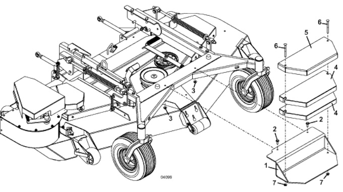 Model 12F Weight Kit for 300V Series MidMount Tractors