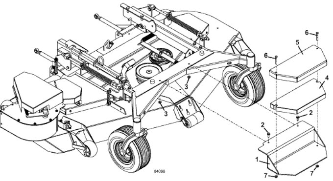 Model 8F Weight Kit for 300V Series MidMount Tractors