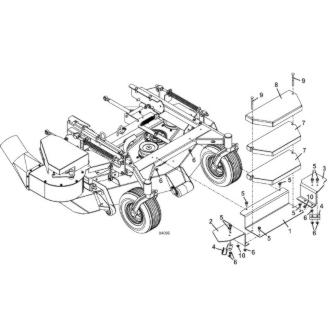 Model 12F weight Kit for 48 Inch and 52 Inch Decks