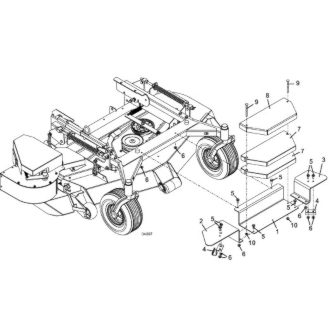 Model 12F weight Kit for 61 Inch Decks