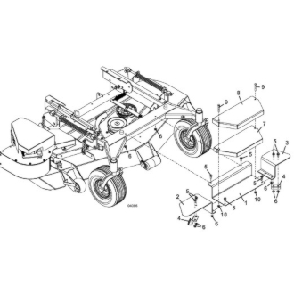 Model 8F Weight Kit for 61 Inch Decks