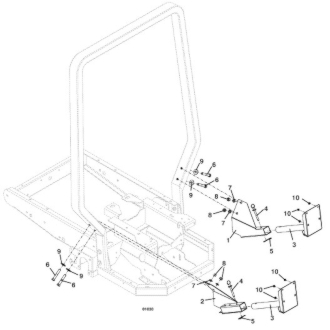 Model 8F and 12F ROPS Mount Kit