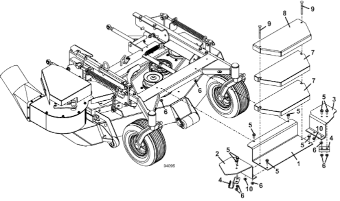 Model 12HT Weight Kit for M1 Series MidMount Tractors