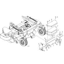 Model 12HT weight Kit for 61 Inch Decks