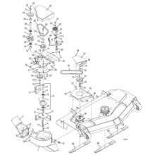 Vacuum and Drive Assemblies for 52 Inch, 61 Inch, and 72 Inch Decks