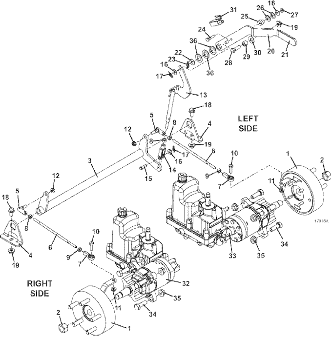 brake and linkage