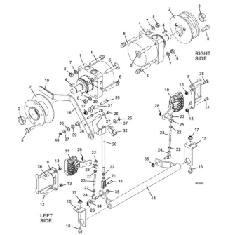 Wheel Motor and Brake Assembly