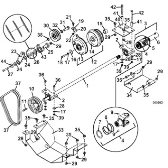 PTA Shaft and Clutch Assembly Assembly