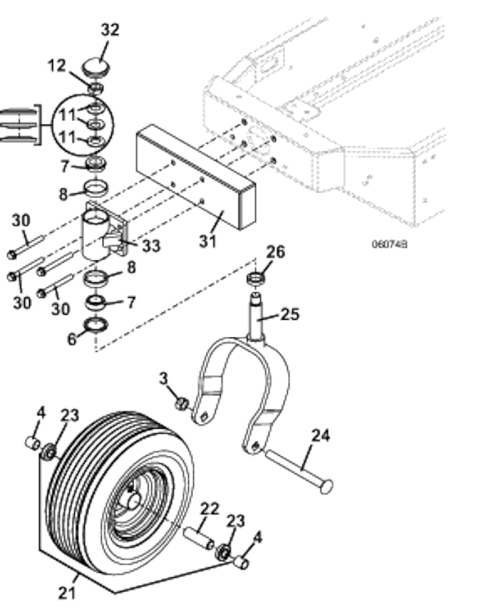 Tail Wheel Options Diagram