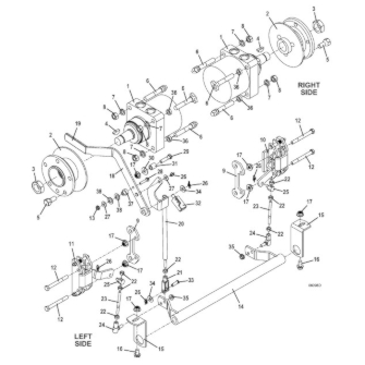 Wheel Motor and Brake Assembly