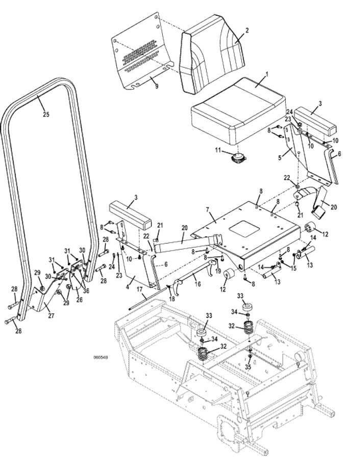 OPS and Seat Assembly Diagram