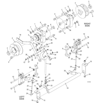 Wheel Motor and Brake Assembly