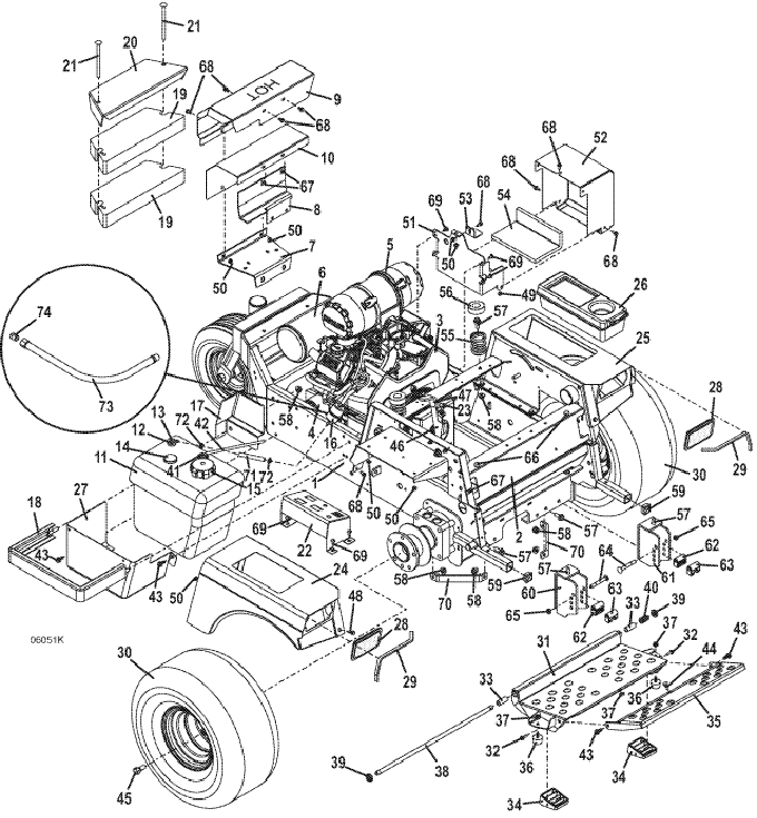 tractor assembly