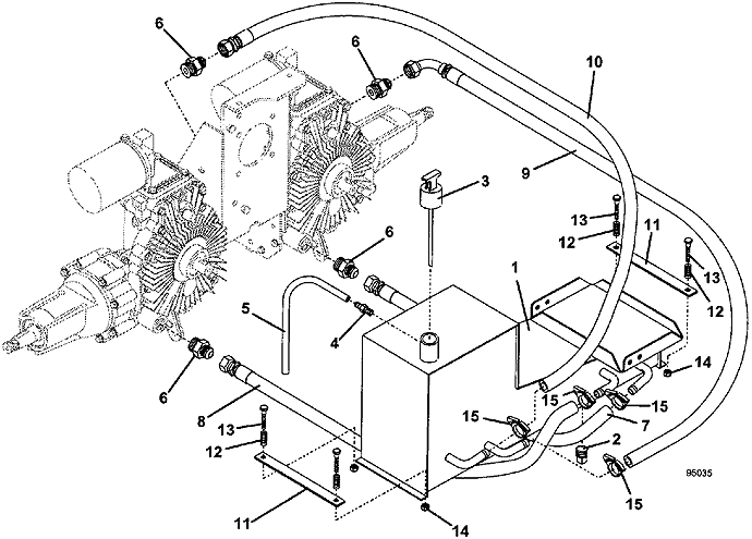 Reservoir and Hose Assembly