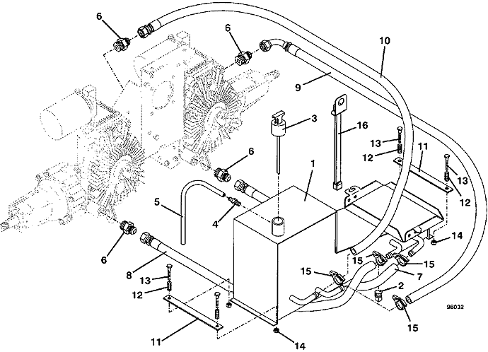 Reservoir and Hose Assembly