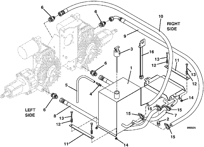 Reservoir and Hose Assembly