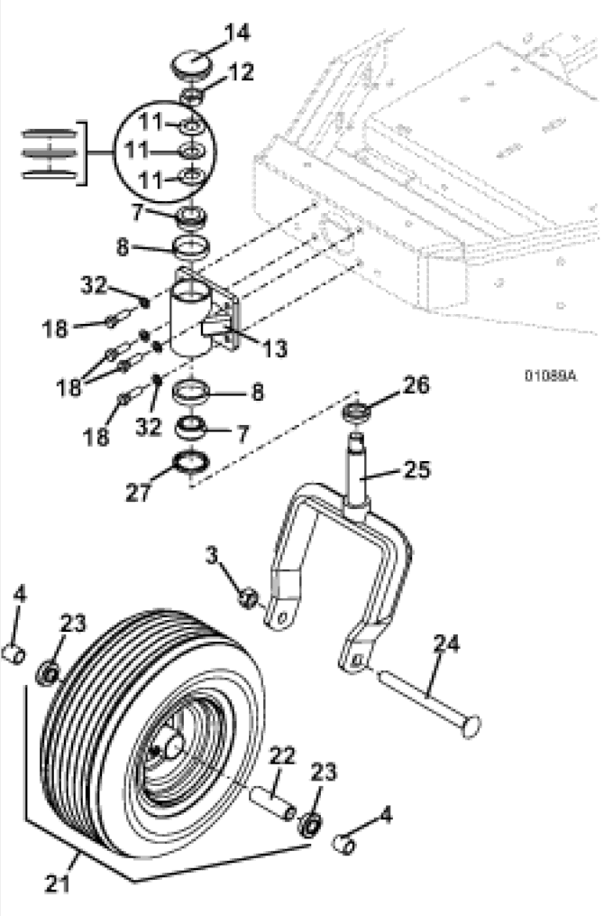 Tail Wheel Assembly 2