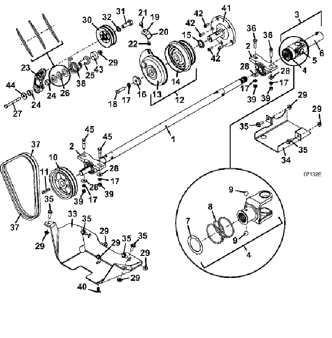 PTO Shaft & Clutch Assembly