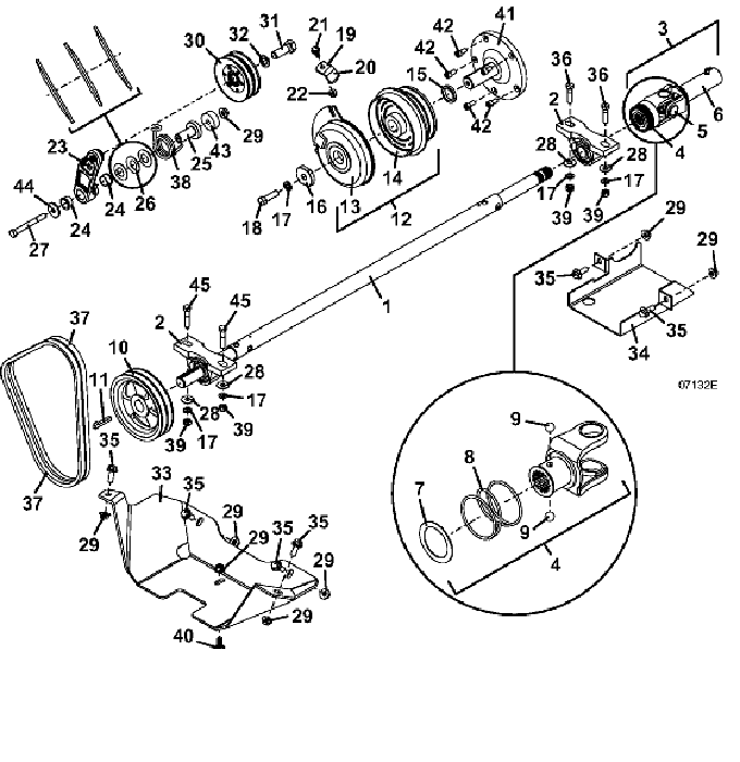 PTO Shaft & Clutch Assembly