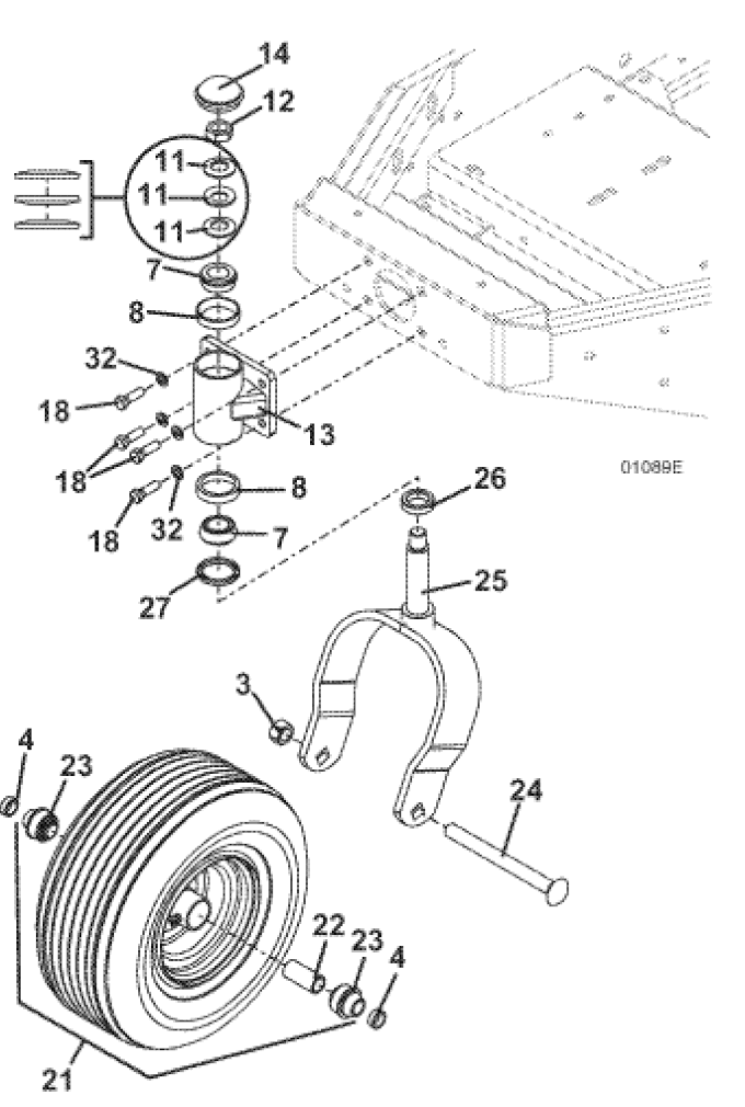 Tail Wheel Assembly 2