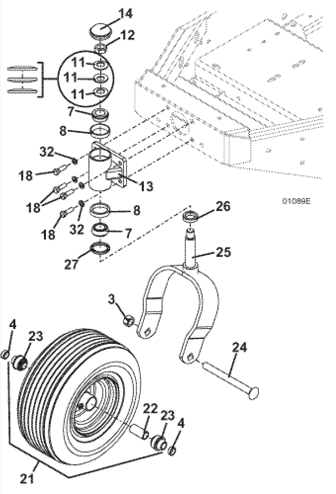 Tail Wheel Assembly 2