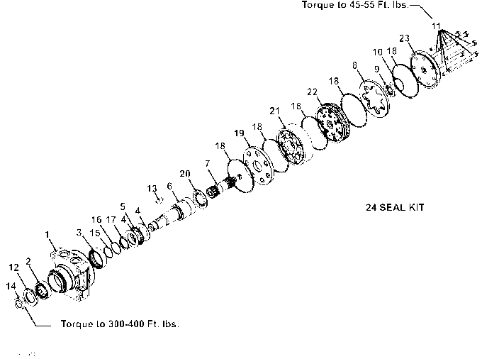 Wheel Motor and Brake Assembly