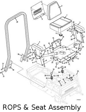 rops and seat assembly