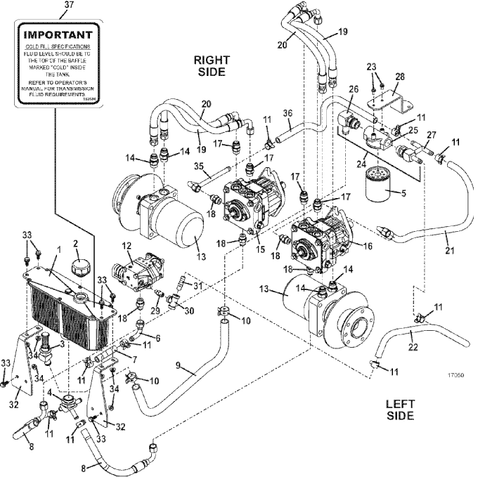 Reservoir and Hose Assembly