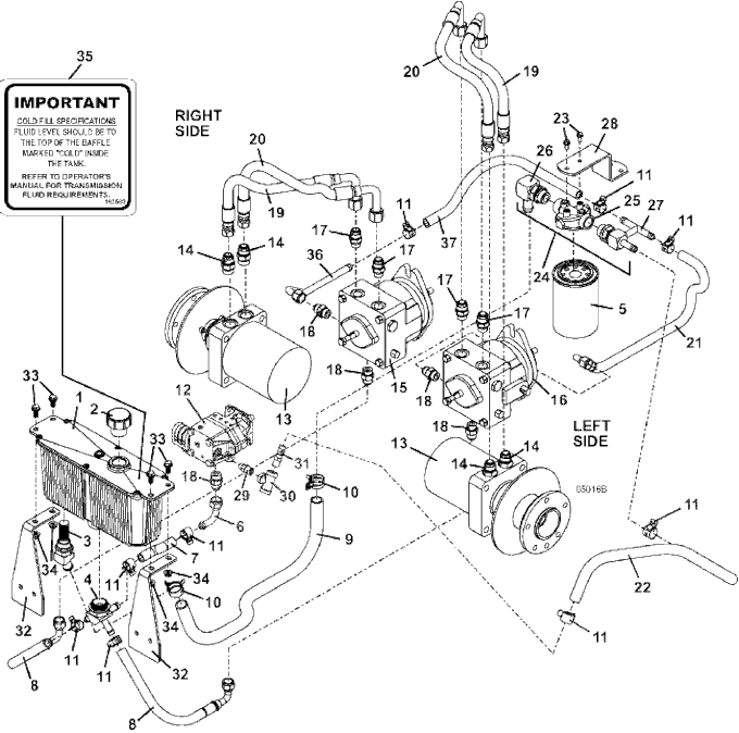 Reservoir and Hose Assembly