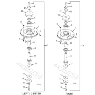 Blade Spindle Assembly