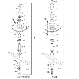 Blade Spindle Assembly