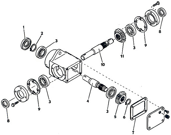 T-Drive Gearbox Assembly