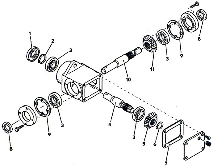 T-Drive Gearbox Assembly