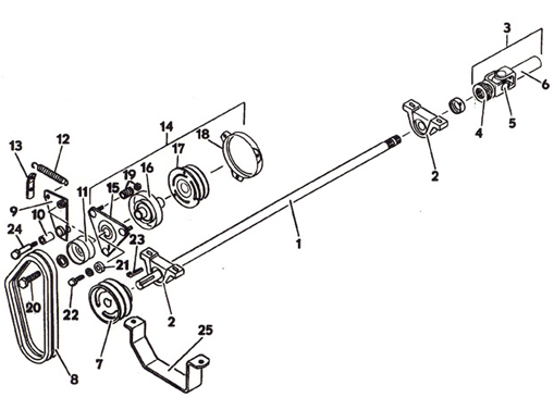 PTO Shaft and Clutch Assembly